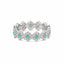 Tiara Ring 925 Sterling Silver Cubic Zirconia Openwork Crown Band