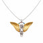 Angel Necklace 925 Sterling Silver With Halo Frame