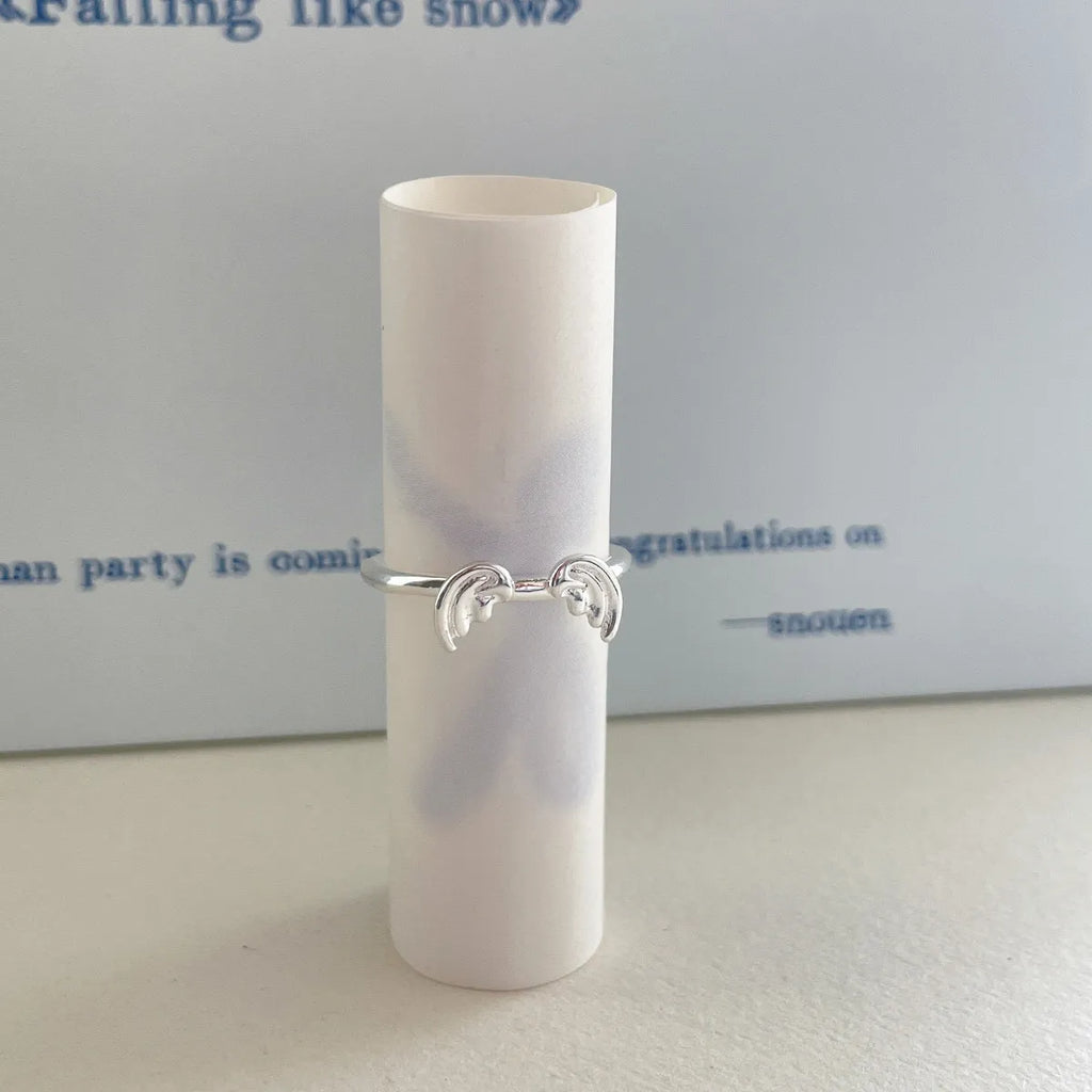 925 Sterling Silver Stackable Rings with Star and Wing Details