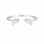 925 Sterling Silver Stackable Rings with Star and Wing Details