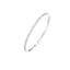 925 Sterling Silver Stackable Bangle Bracelet with Cubic Zirconia