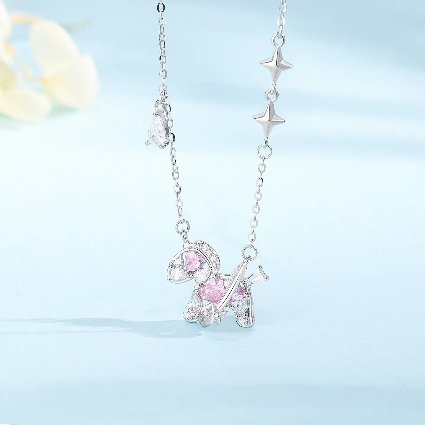 Horse Necklace for Women | 925 Sterling Silver Cubic Zirconia Pendant