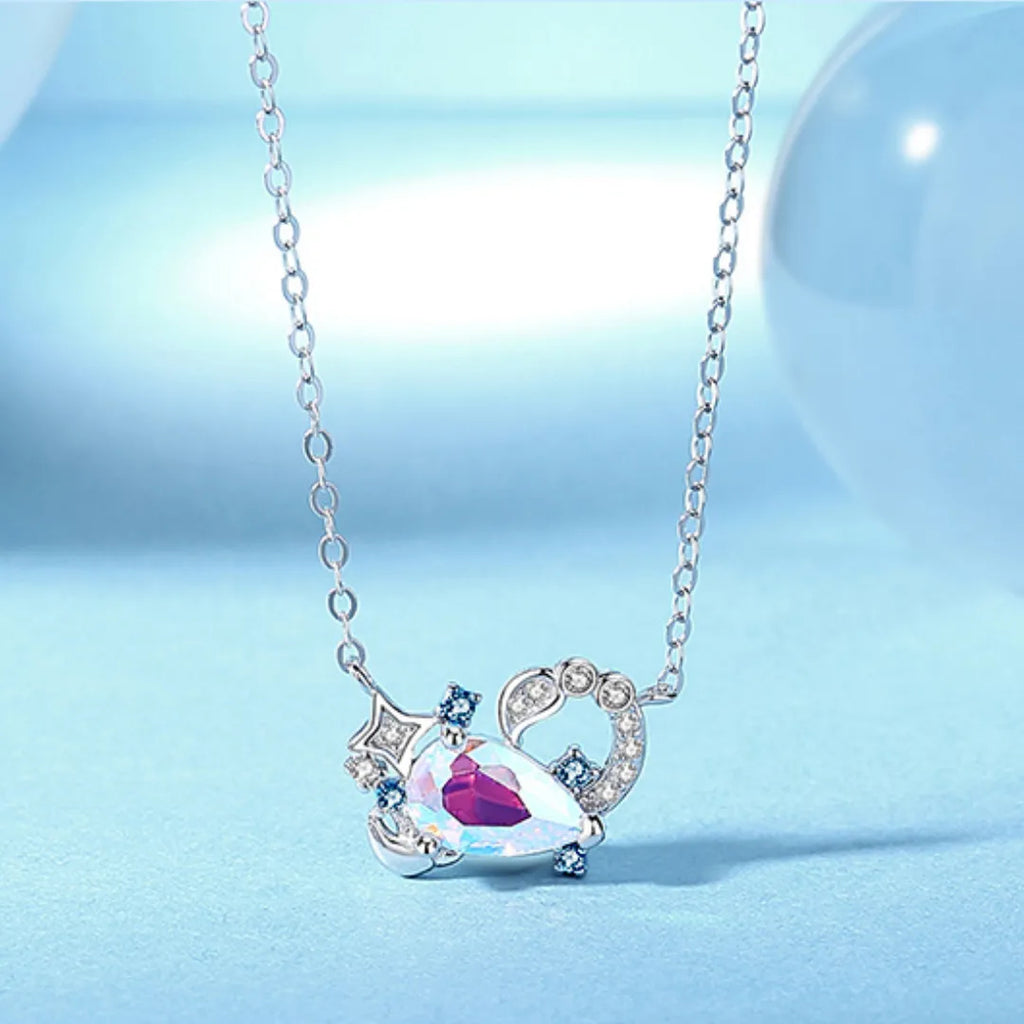 Zodiac Sign Necklace in 925 Sterling Silver