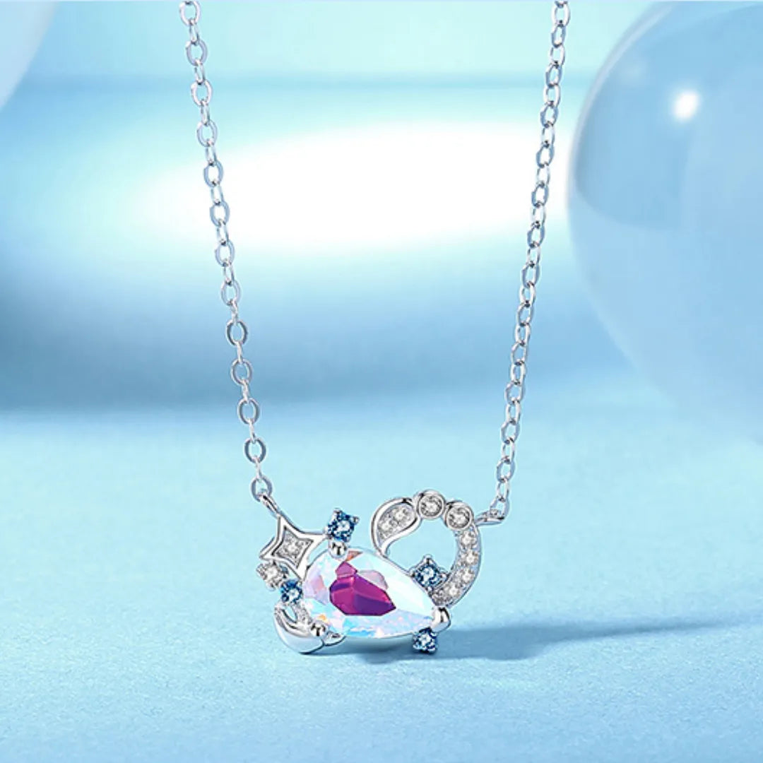 Zodiac Sign Necklace in 925 Sterling Silver