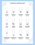 Zodiac Sign Necklace in 925 Sterling Silver