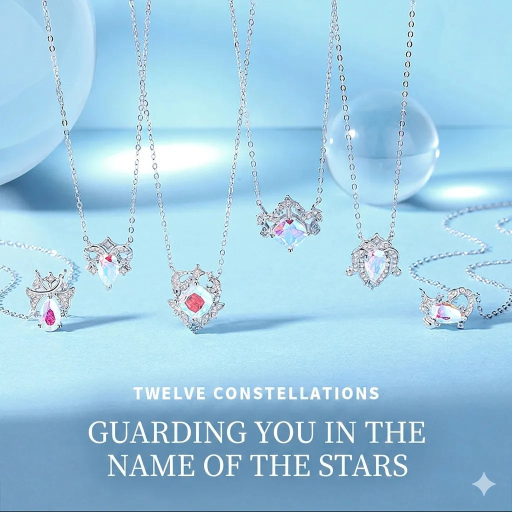 Zodiac Sign Necklace in 925 Sterling Silver