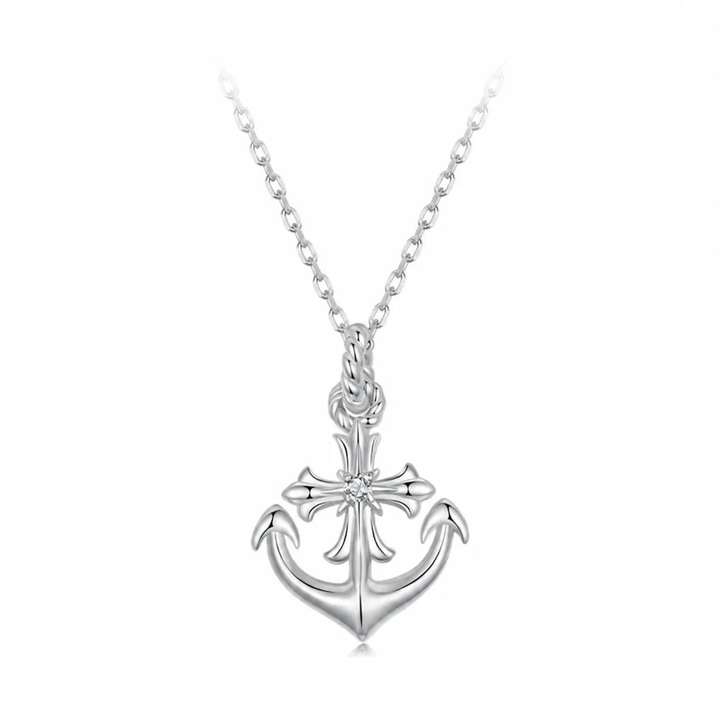 Anchor Necklace 925 Sterling Silver Nautical Pendant