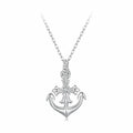 Anchor Necklace 925 Sterling Silver Nautical Pendant