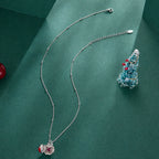 Apple Pendant Necklace in 925 Sterling Silver