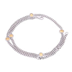 Athena Multi Coin 925 Sterling Silver Necklace
