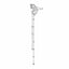 Ear Cuff With Chain 925 Sterling Silver Openwork Butterfly