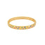 Gemstone Bangle 925 Sterling Silver 18K Gold Plated Multicolor Gemstone Detail