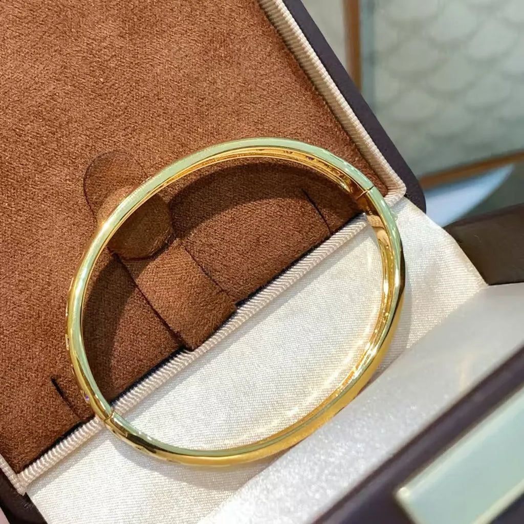 Gemstone Bangle 925 Sterling Silver 18K Gold Plated Multicolor Gemstone Detail