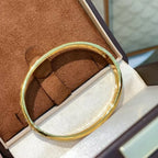 Gemstone Bangle 925 Sterling Silver 18K Gold Plated Multicolor Gemstone Detail