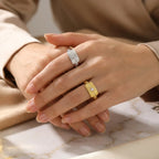 Vintage Sunburst Signet Ring in 925 Sterling Silver