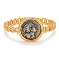 925 Sterling Silver Helen Coin Ring