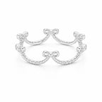 Minimalist Ring 925 Sterling Silver Adjustable Crown Band