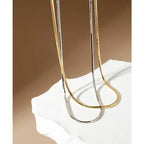 Sterling Silver Snake Chain Necklace Choker 925 Adjustable