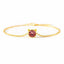 925 Sterling Silver Birthstone Bracelet with Cat Cubic Zirconia for Women