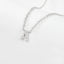 925 Sterling Silver Initial Necklace for Women Letter Pendant