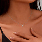925 Sterling Silver Initial Necklace for Women Letter Pendant