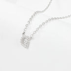 925 Sterling Silver Initial Necklace for Women Letter Pendant