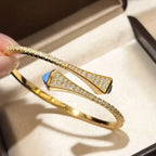 Turquoise Cuff Bracelet 925 Sterling Silver 18K Gold Plated Open Bangle Vintage Style