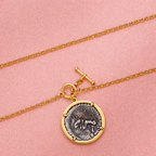 925 Sterling Silver Victoria Coin Pendant Necklace