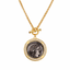 925 Sterling Silver Victoria Coin Pendant Necklace